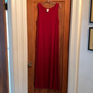 Eileen Fisher maxi tank dress ca. 1999, size L